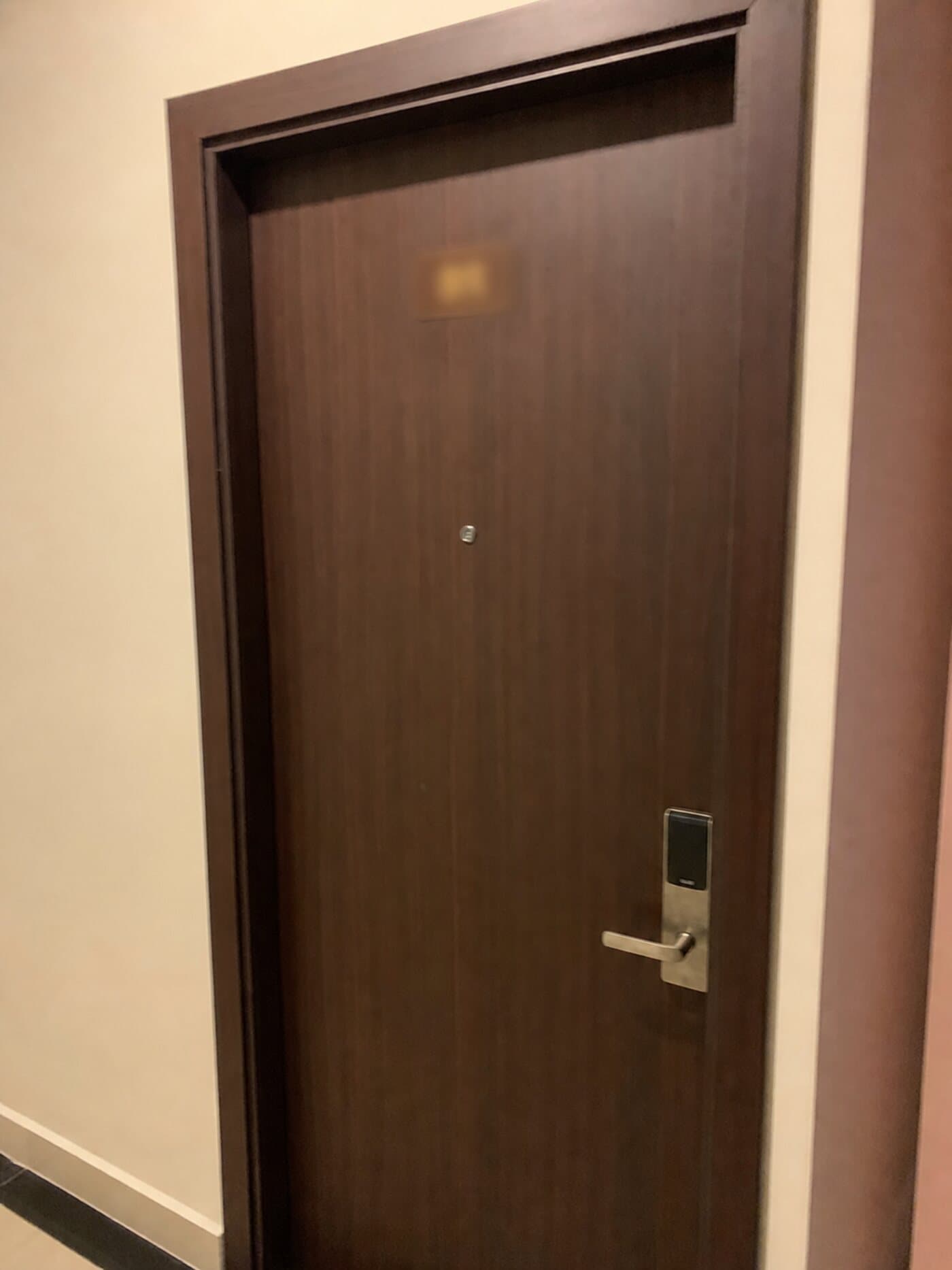 호치민 루비오피 객실 앞
