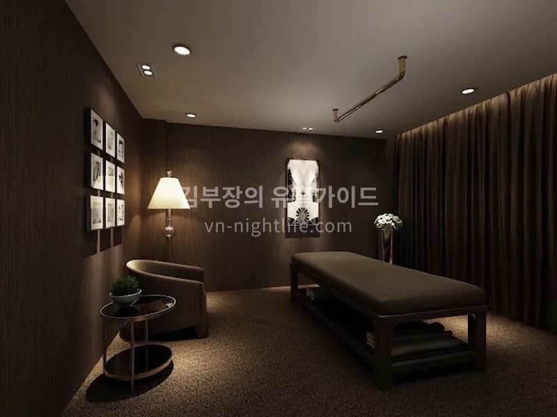 호치민 루나 마사지 객실