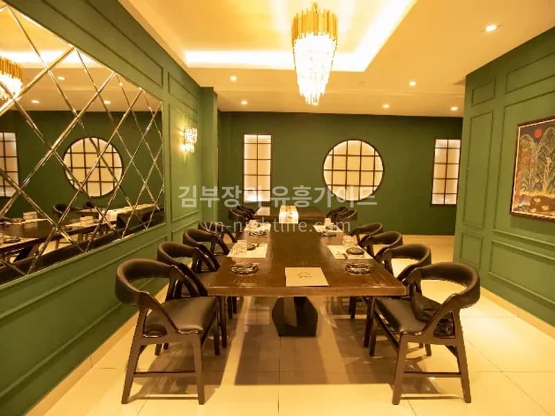 호치민 더조선 착석식당 프라이빗 룸